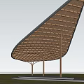 New Chinese Pavilion Landscape Gallery Landscape Structures Rest Architecture Landscape Pavilion 3d model