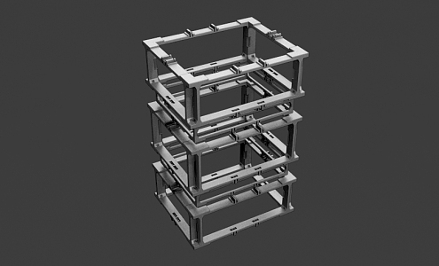 Modern Parts Reinforcement 3d model