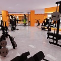 Baijie Yuecheng Gym Lighting Fitness Equipment 3d model