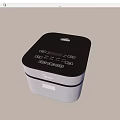 Midea Electric Rice Cooker Kitchen Appliance With Digital Control Panel 3d model