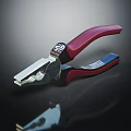 Professional Hardware Wire Stripper With Red Handle For Efficient Wire Stripping
