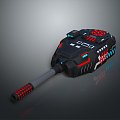 laser tower turret turntable sci-fi tower defense game tower defense sci-fi turret game turret game turret 3d model