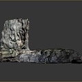 Modern Mountain Cave Mountain Cave Cave Cave 3d model