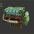 Engine Racing Engine Racing Engine Car Engine Car Engine Car Engine Vehicle 3d model