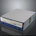 IBM Desktop Server Unit With White Blue Casing And CD Drive Interface
