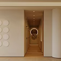 Yanti's Sara Modern Minimalist Storefront With Glass Doors Display Shelves And Light Toned Walls