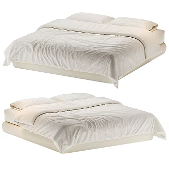 Double bed 3d model
