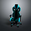 Modern Gaming Chair With High Backrest Ergonomic Design And Padded Armrests