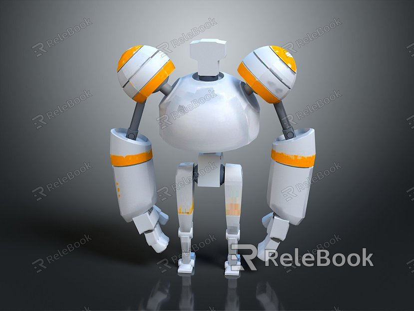 Robot Robot Assistant Small Robot Robot Butler Robot Butler Figure Game Figure model