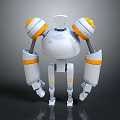 Robot Assistant Small Robot Butler Robot Butler Figure Game Figure 3d model
