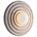 Modern Spiral Textured Wall Sconce With Speckled Surface And Soft Warm Glow Light 3d model