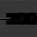 Tactical Black Knife With Unique Design Ergonomic Handle And Sharp Blade