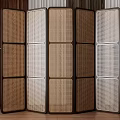 Wind screen partition 3d model