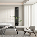 Modern Bedroom 3d model