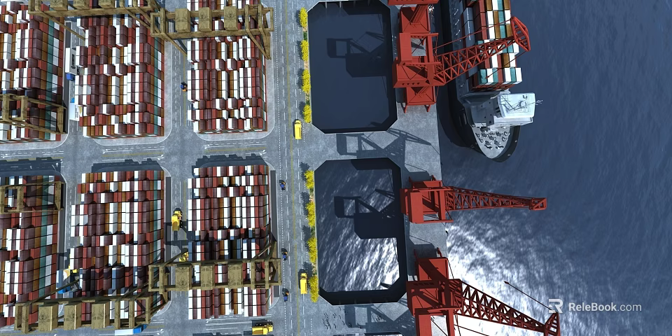 Durable Modern Hinged Swing Door with Glass Panel for Home Interior Use 3d model