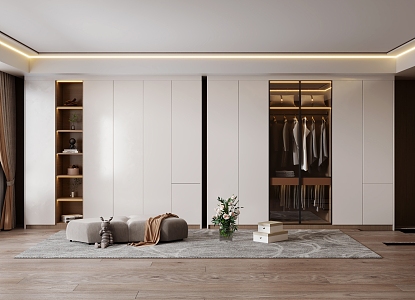 Modern wardrobe 3d model