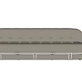 poliform modern multiplayer sofa leather sofa 3d model