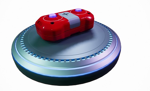 Modern gamepad 3d model