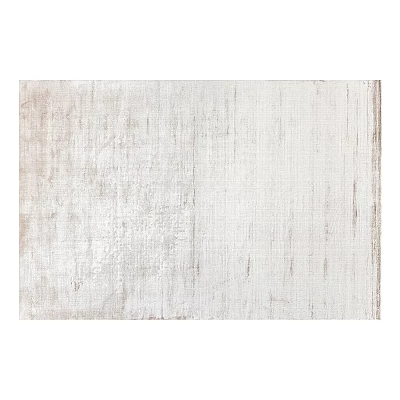 Neutral Toned Modern Square Rug with Textured Design for Living Room Decor 3d model