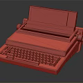 Vintage OMPAIR Electronic Typewriter With Retro Keyboard And Display Window Design