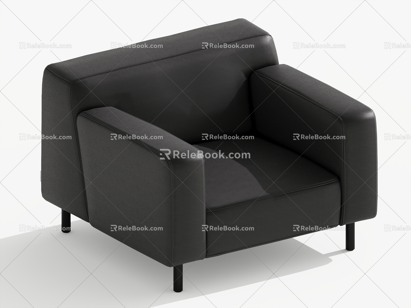 Single Sofa Single Chair Leisure Chair Office Sofa 3d model