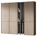 Modern Wooden Bookcase with Open Shelves Cabinet Doors and Books Decorative Accents