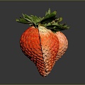 strawberry fruit fresh fruit seasonal fruit 3d model