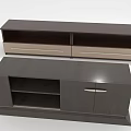 Modern TV Stand With Drawers And Open Shelves For Living Room Storage