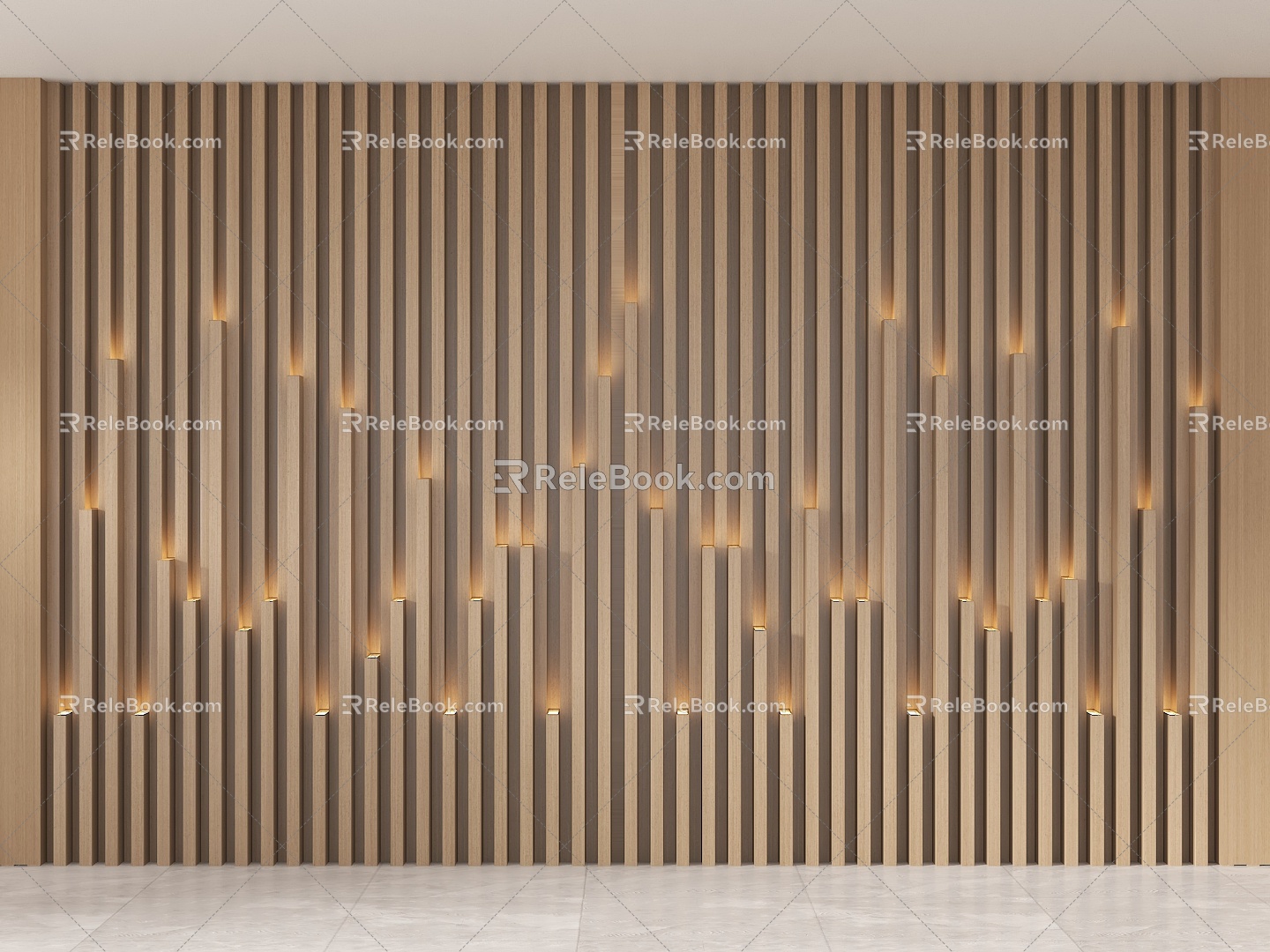 Wood veneer modeling background wall creative background wall grille starry sky background wall grille gradient spotlight background wall living room background wall sofa background wall screen partition 3d model