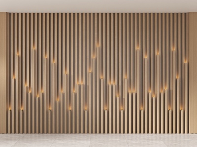 Wood veneer modeling background wall creative background wall grille starry sky background wall grille gradient spotlight background wall living room background wall sofa background wall screen partition 3d model