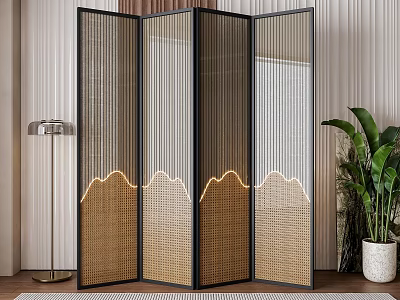 Wind screen partition 3d model