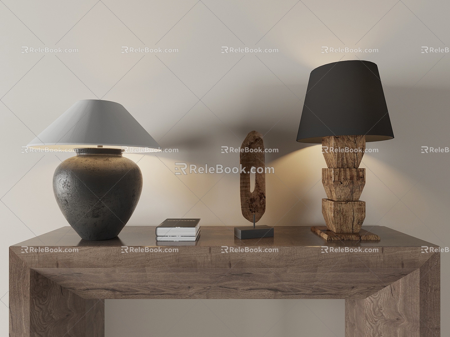 Quiet Table Lamp 3d model