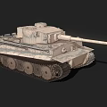 3D Rendered Military Tank With Detailed Tracks Long Barrel And Desert Camouflage