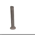 Two Modern Beige Tower Air Cooler Fans With Slim Design And Digital Panel