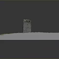 Tower defense sentry tower air defense watchtower observatory tower loft 3d model