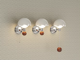 Modern minimalist wall lamp children's wall lamp bedside wall lamp aisle wall lamp 3d model