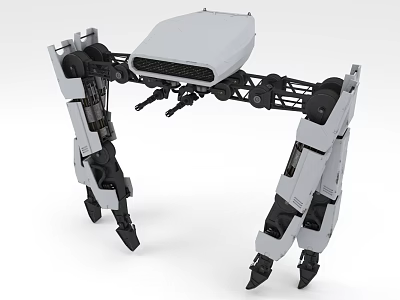 Mechanical Weapon Structure With Arm Design And Advanced Futuristic Technical Features 3d model