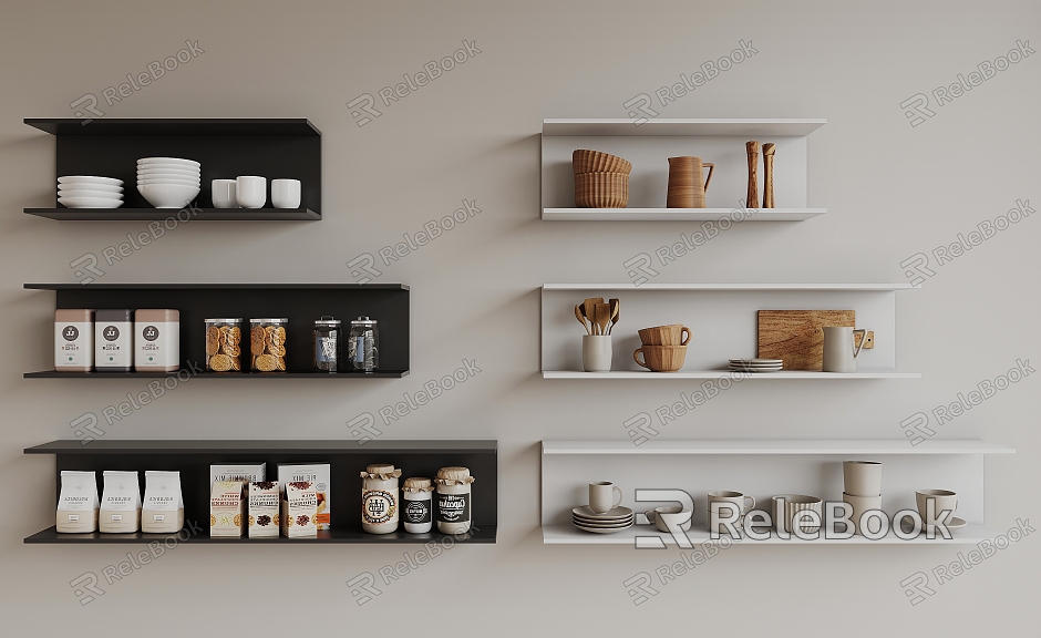 Modern Kitchen Supplies Kitchen Wall Storage Rack model