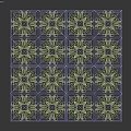 Intricate Patterned Wooden Floor Design With Natural Wood And Decorative Motifs