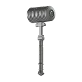 Sturdy Metal Hammer With Threaded Head And Ergonomic Handle For Construction Projects
