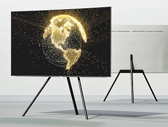 Modern TV Vertical TV 3d model