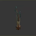 Colorful Multi Limbed Game Movie Character With Sharp Claws And Glowing Eyes