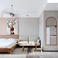 Nordic Single Apartment 3d model