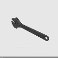 Professional Adjustable Hardware Wrench Tool Jackmann Ged 300 Durable Chrome Steel Design 3d model
