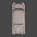Classic Vintage Car With Weathered Brown Exterior And Retro Sedan Design