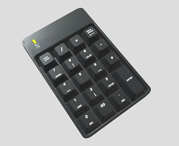 Keyboard keyboard computer peripheral external keyboard 3d model