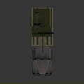 Vintage Military Truck Featuring Large Green Artillery Mount And Detailed Front Design