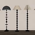 Ancient Style Floor Lamp French Style Retro Floor Lamp Solid Wood Floor Lamp 3d model