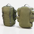 Green Military Style Backpacks Featuring Multiple Pockets Durable Straps And Practical Design 3d model