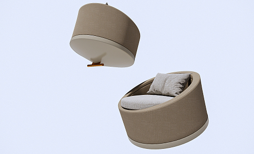 Modern single sofa 3d model